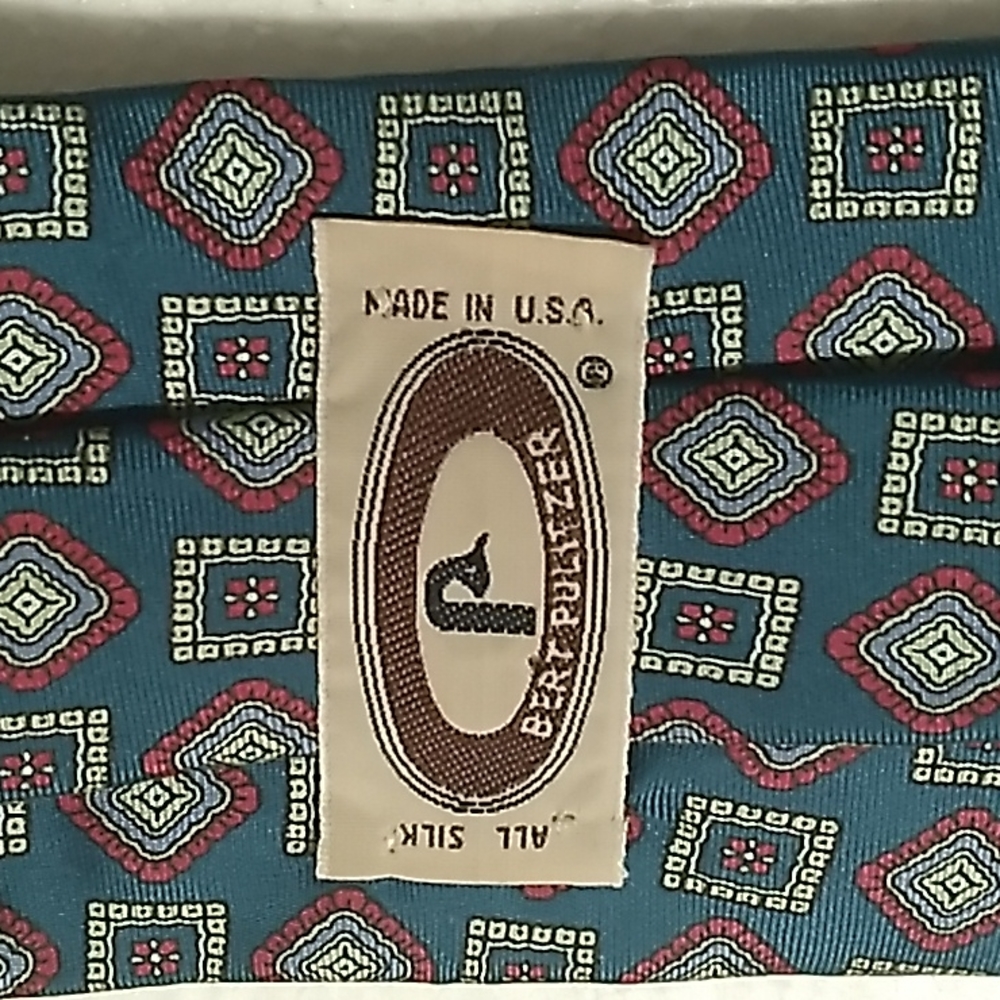 Burt Pulitzer vintage Tie - Picture 6 of 8